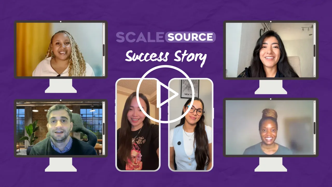 ScaleSource Scalers speaking on camera about working with ScaleSource